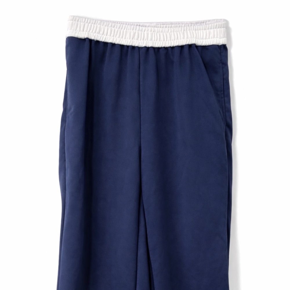 navy wide leg pants 💙